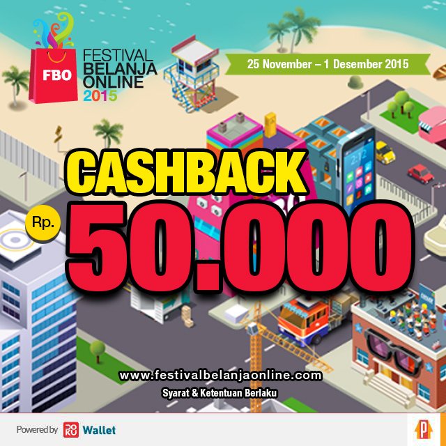 Belanja apa aja di POPAZOP bisa dpt CASHBACK 50 RIBU! Hanya ditanggal 25 nov-1 des saja! #FBO2015