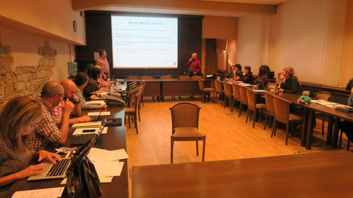 DIY_Lab's tweet photo. All the DIYLab project team is in Prague for the second progress meeting focussed in implementation process. https://t.co/jube3gojk8