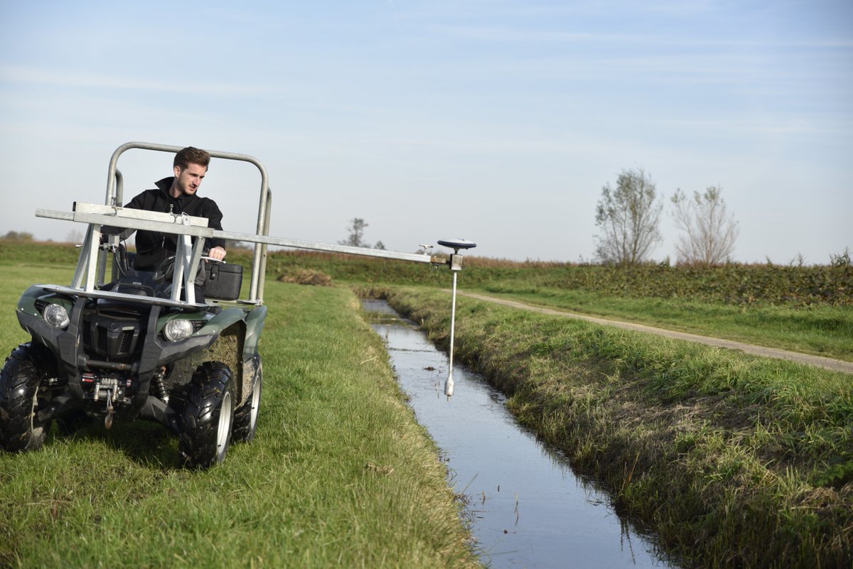 Druk bezig in Noord-Holland metingen voor de gecombineerde opgave. Benieuwd naar resultaten? kavel10.nl/contact