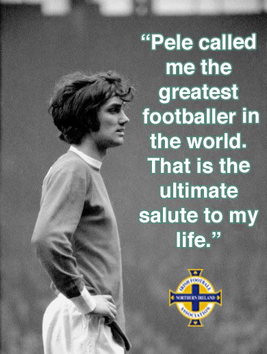 Maradonna good, Pele better, George BEST ⚽️ #thebelfastboy