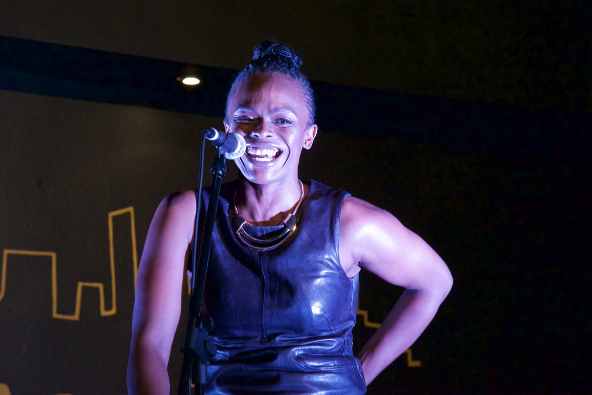 QuarphixFoundat's tweet photo. @unathimsengana in her element as a storyteller at last month's Imbawula; Tonight will be another thrill @Bassline https://t.co/GNUw3p7qpX