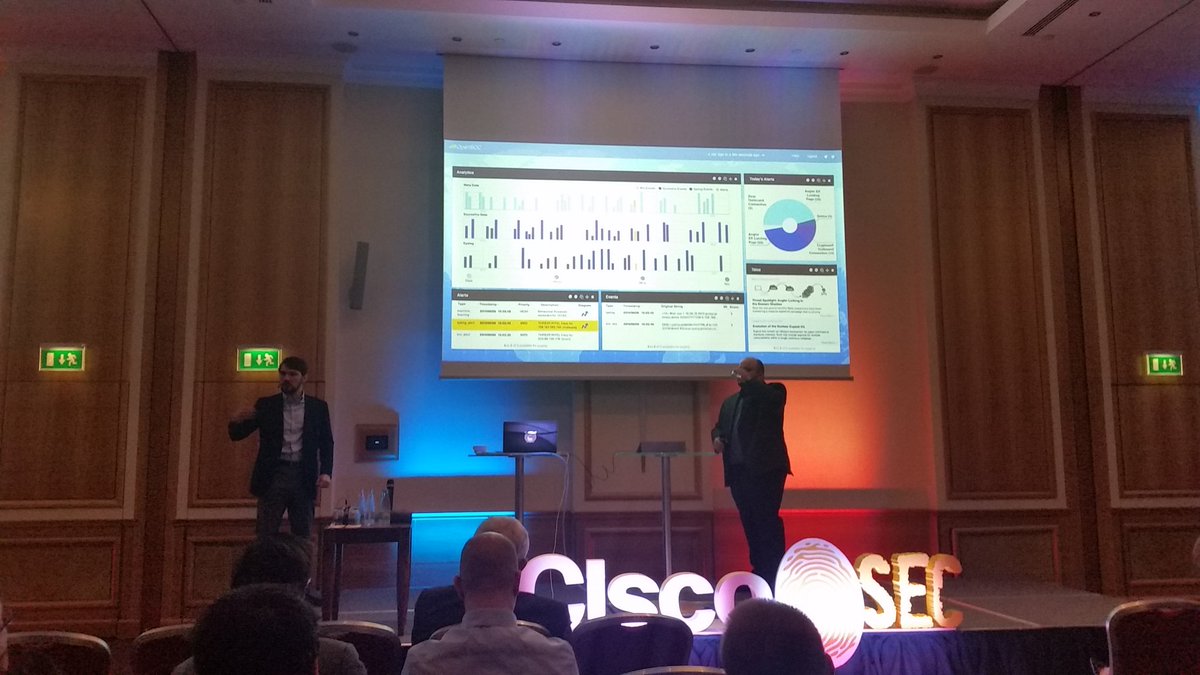 SStrzelak's tweet photo. Gaweł Mikołajczyk i Łukasz Bromirski o zagrożeniach i ultymatywnej odpowiedziCisco na dzisiejsze wyzwania #CiscoSEC https://t.co/4FEwdZ7yoj