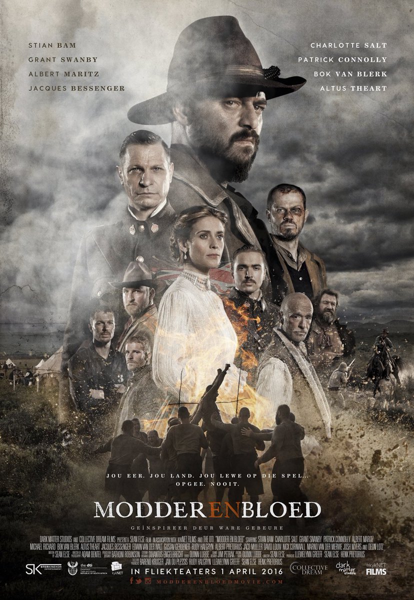 huisgenoot's tweet photo. Eksklusief! #ModderEnBloedMovie-plakkaat én #SeanElse oor @bloodglorymovie #OpGeeNooit https://t.co/kJRpZ4iwdh https://t.co/nLAUTY0eWC