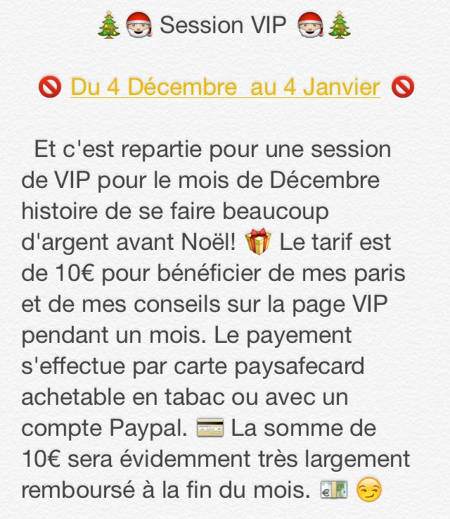 SgProno's tweet image. Plus que 12 places de disponibles pour le VIP de Noël‼️ Fav ou Rt si t'es intéressé 😏💨