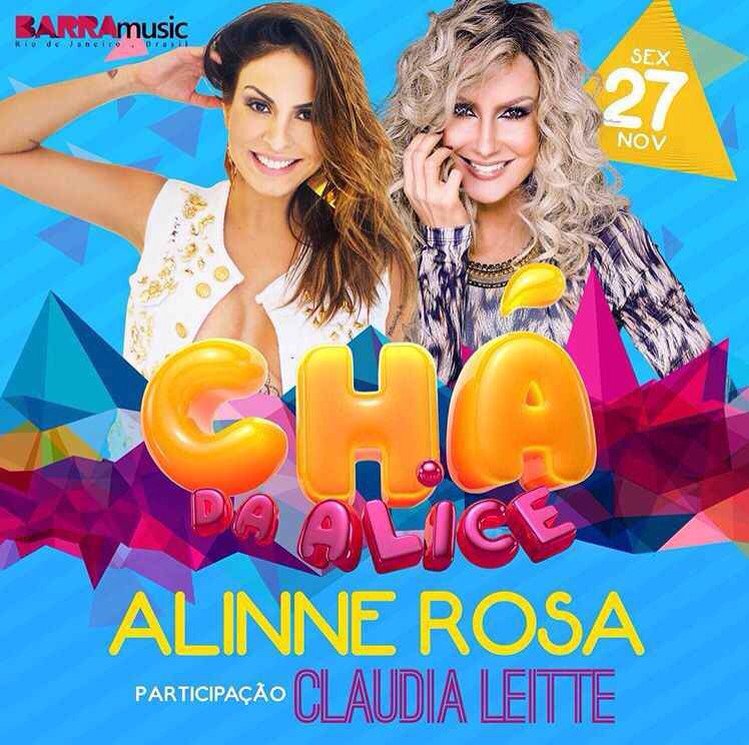 chadaalice's tweet photo. Aliceados, vocês estão preparados pro lacre de sexta no @barra_music?! #ChaNoBarraMusic #BlocoDoCha https://t.co/3wSa3VGb6V