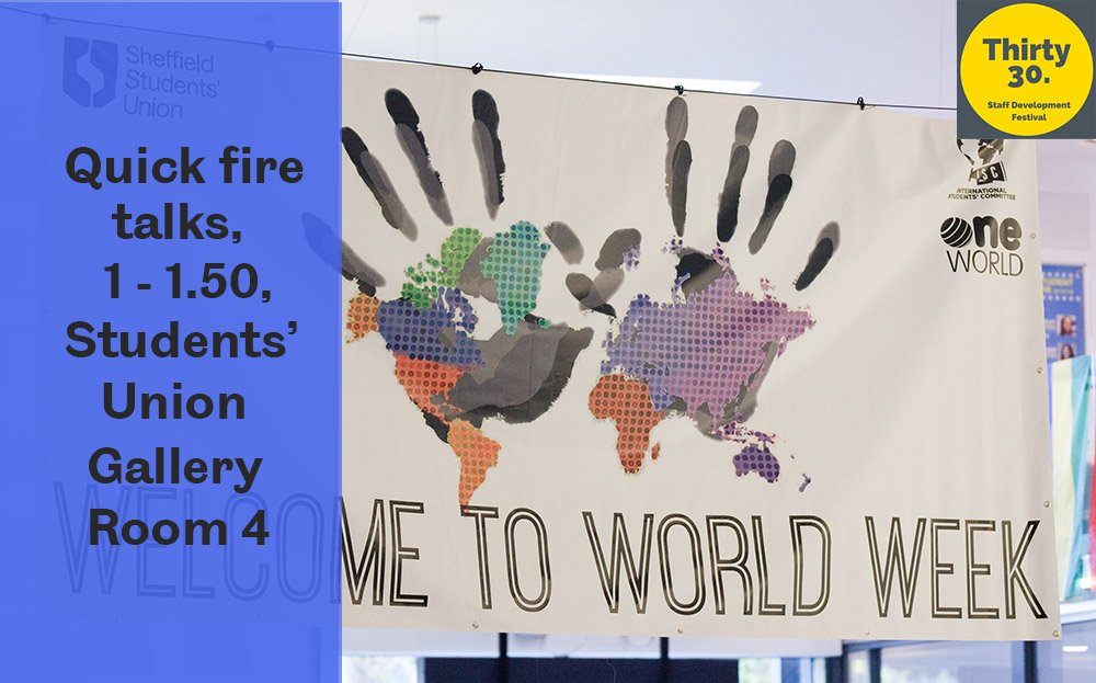 Sheffunistaff's tweet photo. Our academics are giving fantastic lunchtime talks every day this week for #worldweek2015 https://t.co/atmEOCTUlX https://t.co/fSBTQiRf0m