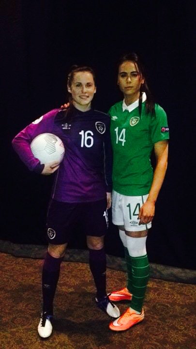 #photoshoot <a href="/NiamhReidBurke/">Niamh Reid Burke</a> @FAI_WNL <a href="/FAIreland/">FAIreland</a> <a href="/Elverys/">Intersport Elverys</a> <a href="/ElverysPowerTm/">Elverys POWER Team</a> Official Photo-shoot @CHCC @shelslfc