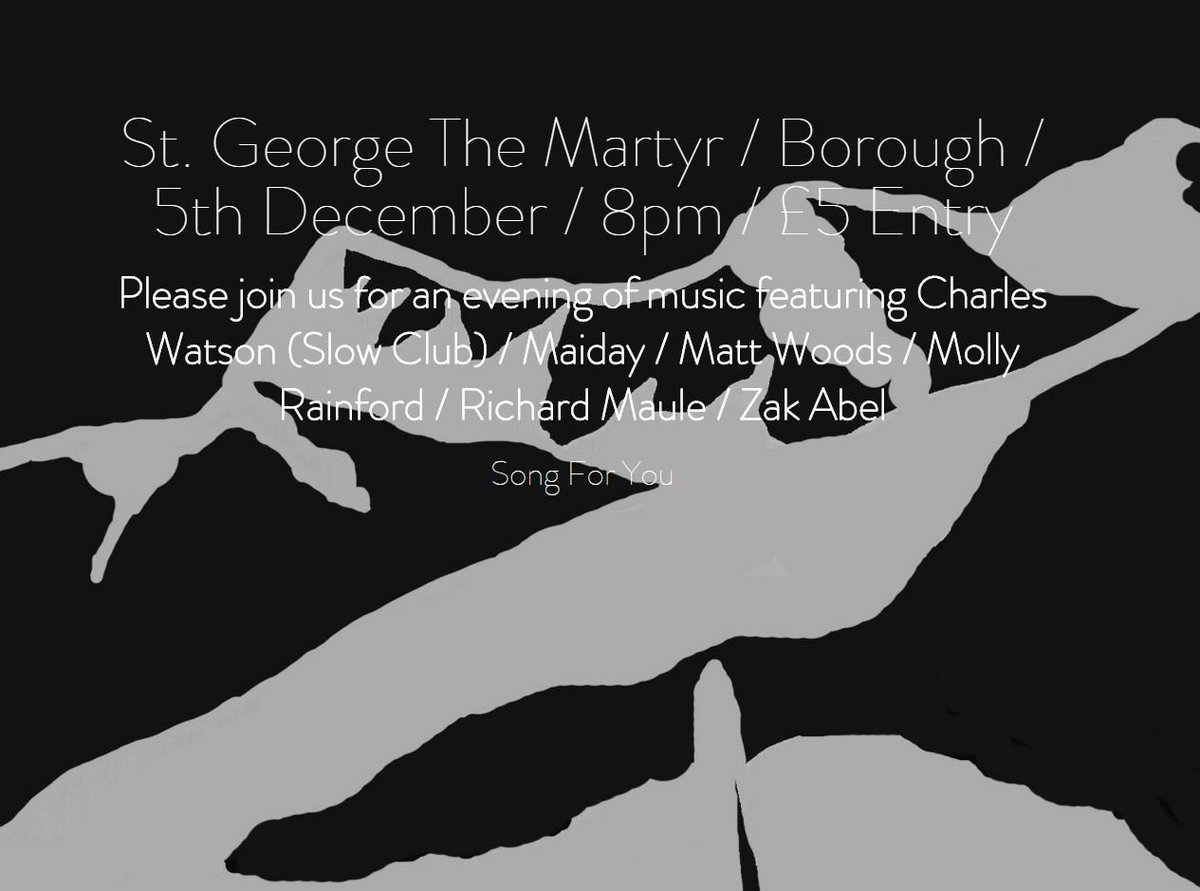 Intimate acoustic charity gig to buy pianos for hospitals: 5th Dec. Amazing line-up..£5 BARGAIN!!