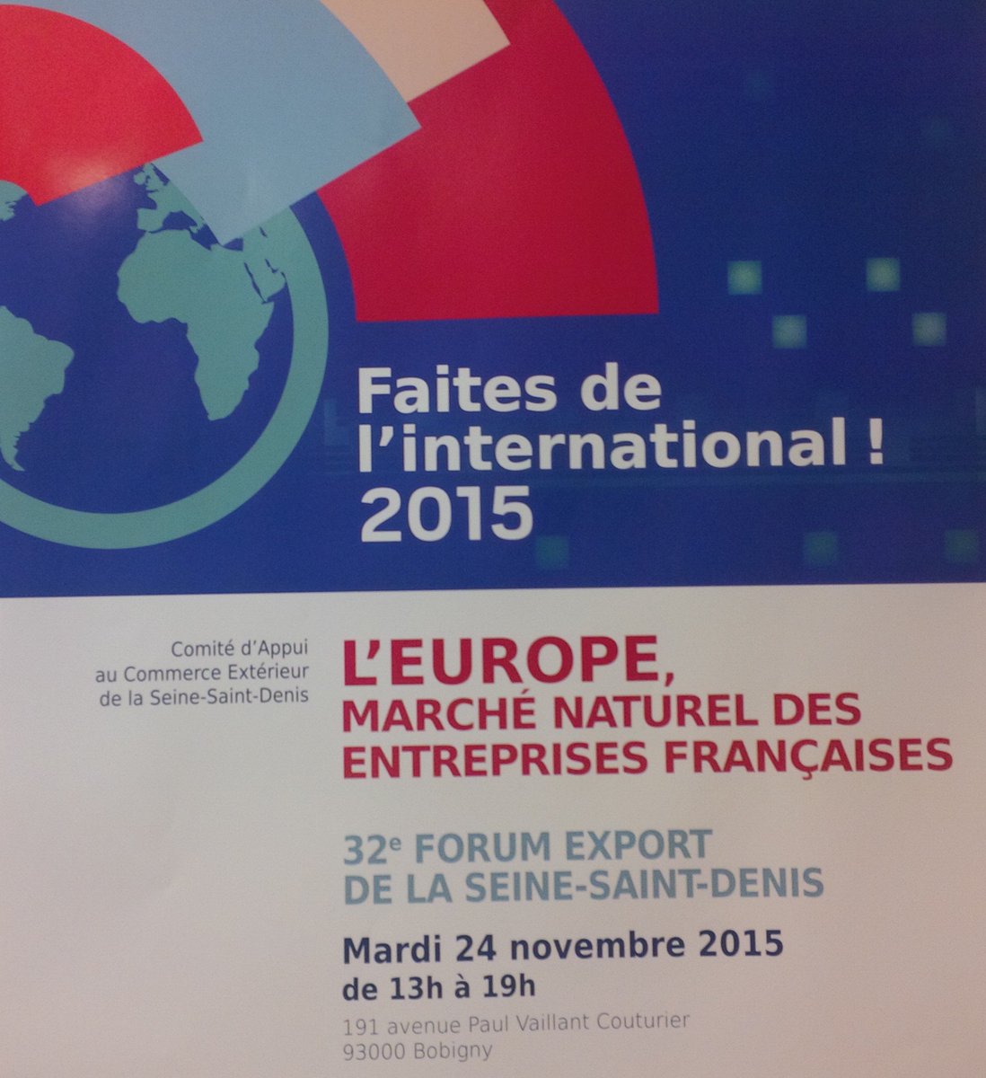 SmartProducts_'s tweet photo. Très bonne expérience hier à la #Seine-@CCI_93 pour le 32è #ForumExport. Félicitations aux gagnant #EspoirsExport https://t.co/IH28HPZ1Vq