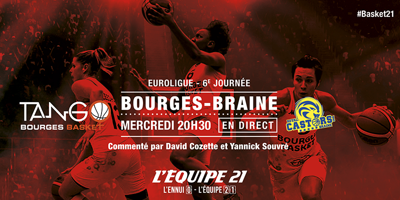 lachainelequipe's tweet photo. Basket time ce soir en direct sur @lequipe21 avec les filles de @BourgesBasket ! ☺🏀 https://t.co/STDtpEeSR1