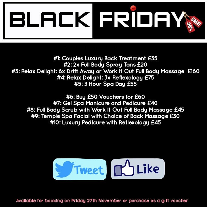 RDgloucester's tweet photo. #BlackFriday #honeyspa #iloveglos #rtglos #rtchelt #beauty #gloucester https://t.co/l9tNcMUHRm