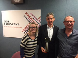 LuminaraEurope's tweet photo. #Luminara Europe's Managing Director, Paul Obey, on today's BBC Radio Kent Breakfast show! @bbcradiokent #candles https://t.co/18os8U0FIj
