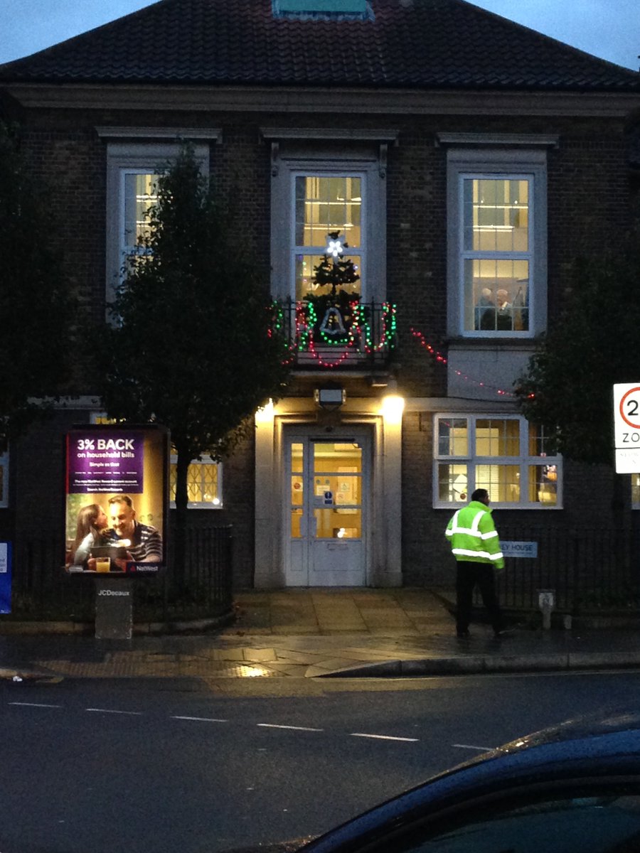 HillingdonVC's tweet photo. Were all starting to feel Christmassy here at Key House now that  the Christmas light have been turn ON! https://t.co/tmP7x0obR1