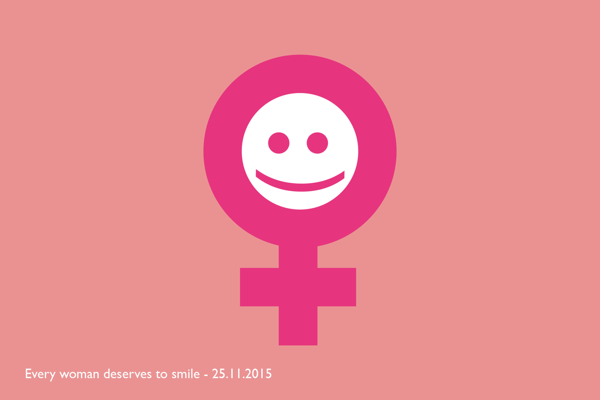 PerSeoDesign's tweet photo. Every woman deserves to smile. #StopViolence #WomenViolence #NoalaViolenciadeGenero 
#InternationalDay #WomenRights https://t.co/bA0ROgTmhs