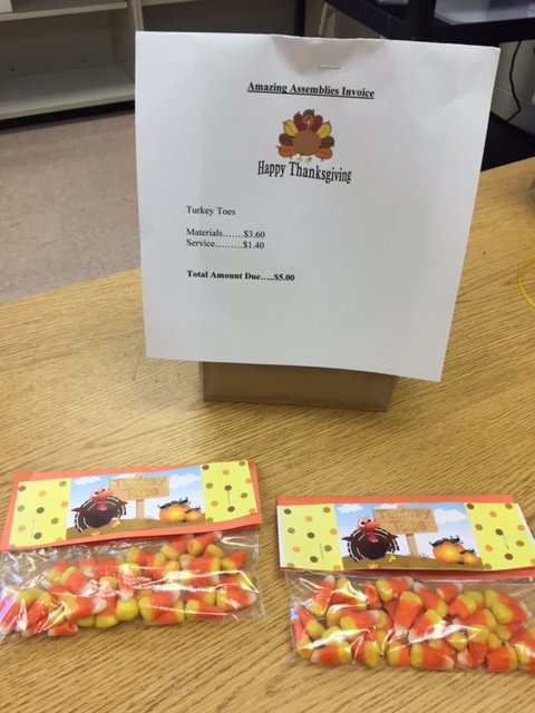 mjrusso509's tweet photo. Made Turkey Toe Treats for Mrs. Peck! Happy Thanksgiving Everyone!#GotWork? https://t.co/7Q6isuAGkZ