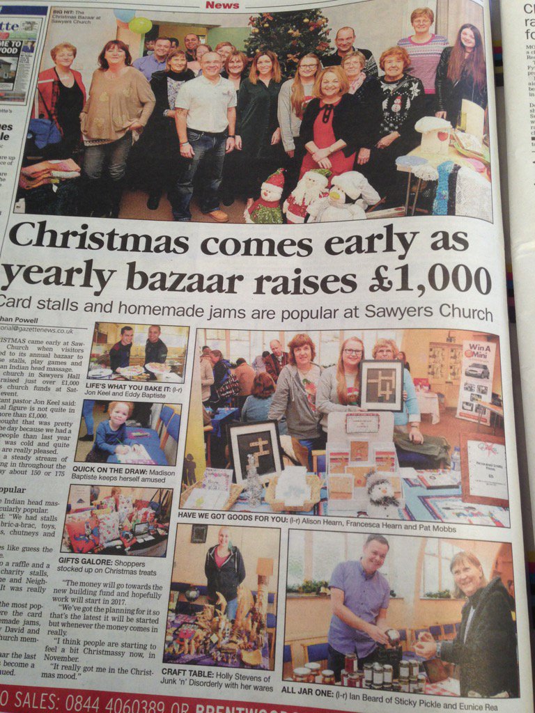 elaine_pitman's tweet photo. @sawyers_church in @Gazetteseries check out these pics! https://t.co/gwKp6WLVH2