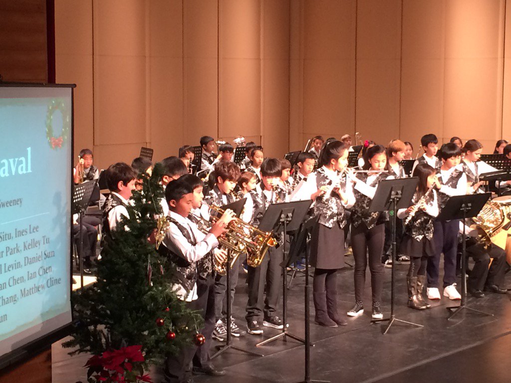mpallen2012's tweet photo. PXES band, orchestra and choir winter concert showcases student learning in the arts! @SASchina https://t.co/8QowR8FqsM