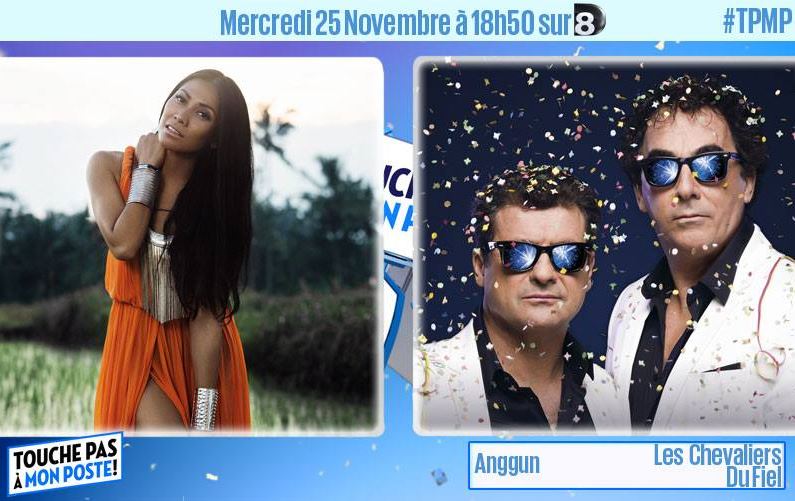 C8TV's tweet photo. Juste après @TPMS, @Anggun_Cipta et les @ChevaliersFiel passent nous voir dans @TPMPofficiel ! https://t.co/EkbeKRCN6W