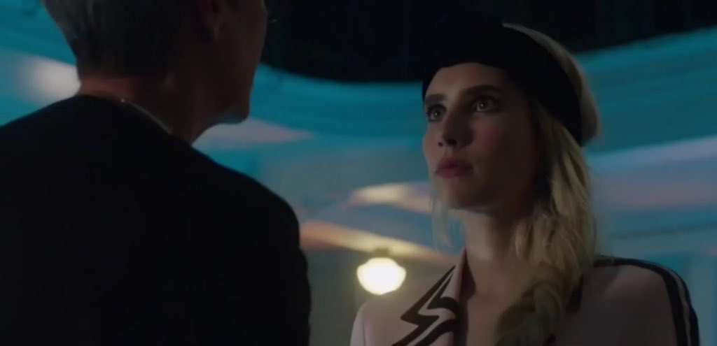 sqnewsupdates's tweet image. Chanel and Dean Munsch in 1x11, "Black Friday" #ScreamQueens