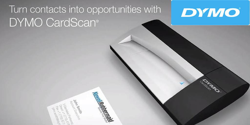 Having your #business cards digitized is just one step away with #Cardscan dymo.com