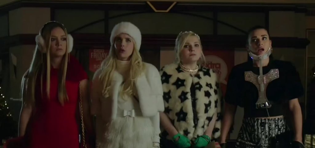 sqnewsupdates's tweet image. The Chanels in 1x11, "Black Friday" #ScreamQueens