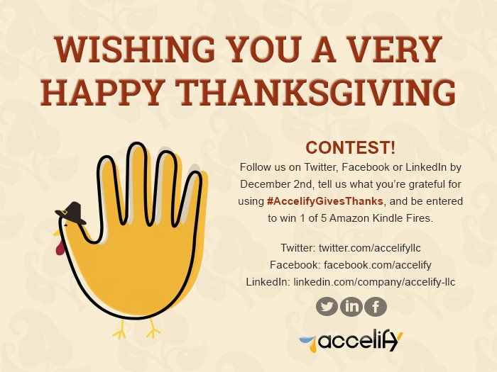 AccelifyLLC's tweet photo. ACCELIFY GIVEAWAY! #AccelifyGivesThanks https://t.co/FgMCiQOSia