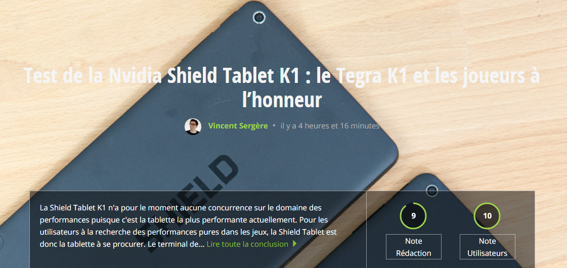 NVIDIAGeForceFR's tweet photo. Connaissez-vous la #ShieldTablet ? Découvrez ou re-découvrez la avec @twandroid : https://t.co/co2S2sdCVs https://t.co/nxVtiFVLKn
