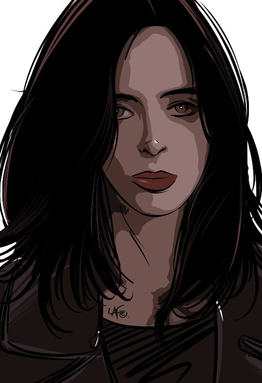 My new illustration. Amazing <a href="/Krystenritter/">krysten ritter</a>! I love #JessicaJones #KrystenRitter <a href="/JessicaJones/">Jessica Jones</a> <a href="/netflix/">Netflix</a>