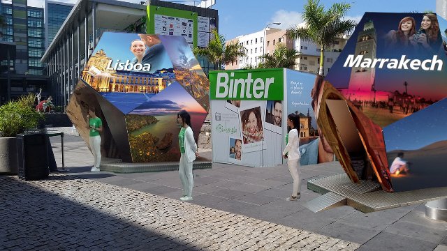CCLasRamblas's tweet photo. - Binter trae a CC Las Ramblas #Binter360 la experiencia de visitar los destinos de Lisboa y Marrakech + inform: web https://t.co/PUfzSTkSo9