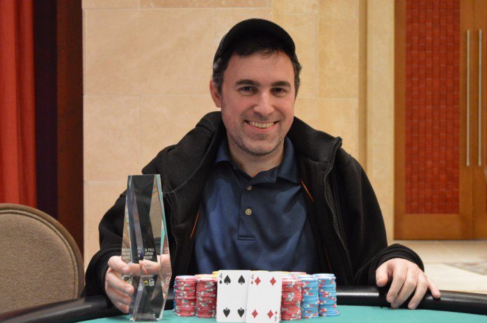BorgataPoker's tweet photo. Congrats to Aaron Shapiro on his largest career cash of $16,596 from winning #FPO2015 Event 18 Deep Stack NLH Re! https://t.co/mThWqSyBRk