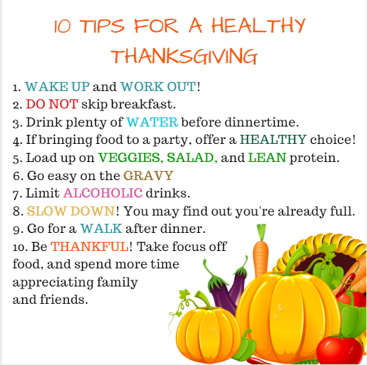 ProctologyInst's tweet photo. 10 Tips for a Healthier, Happier Thanksgiving! https://t.co/UDWmSvhfqP
