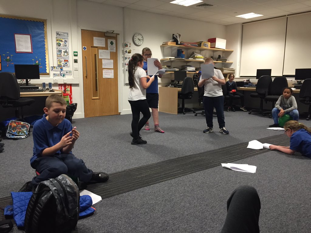 KaceyPEEK's tweet photo. Rehearsal time for the junior theatre https://t.co/Y5gSTIBSQS