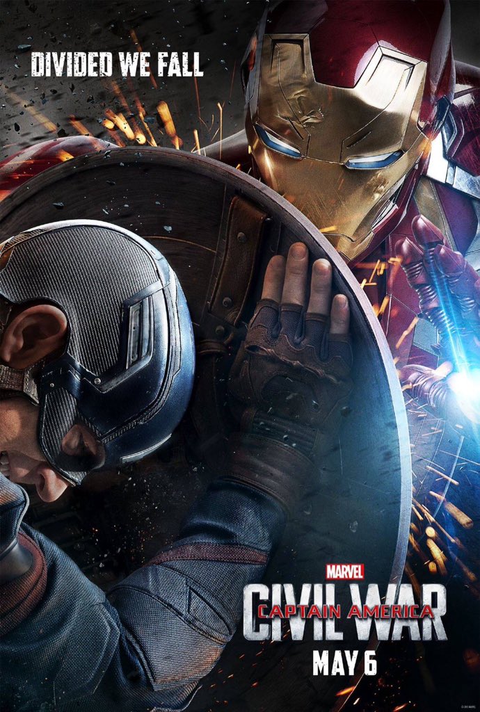 Cinepolis's tweet photo. ¡No podemos dejar de ver los pósters de #CivilWar! ¿Quién enciende más sus emociones, #CapitánAmérica o #IronMan? https://t.co/S1LiHm67ei