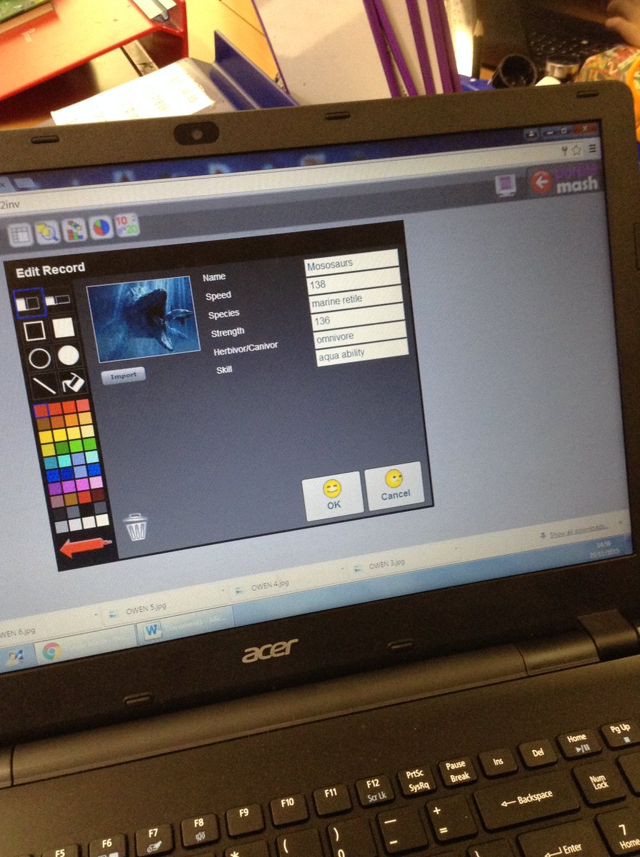 UptonHeathCE's tweet photo. Great fun creating our own databases-youtubers, footballers, our class & dinosaurs!! Creative time with @purpleMash! https://t.co/FXzfTOfLfR