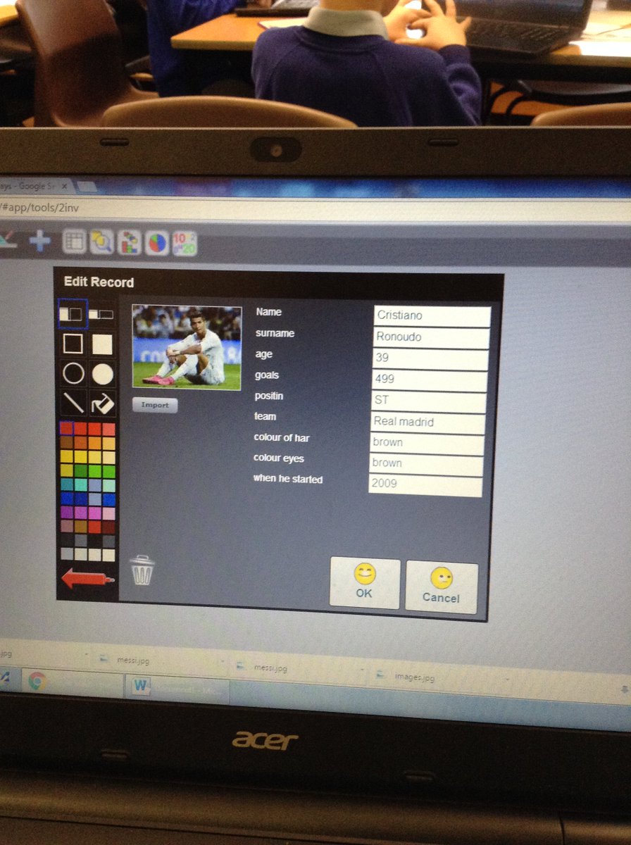 UptonHeathCE's tweet photo. Great fun creating our own databases-youtubers, footballers, our class & dinosaurs!! Creative time with @purpleMash! https://t.co/FXzfTOfLfR