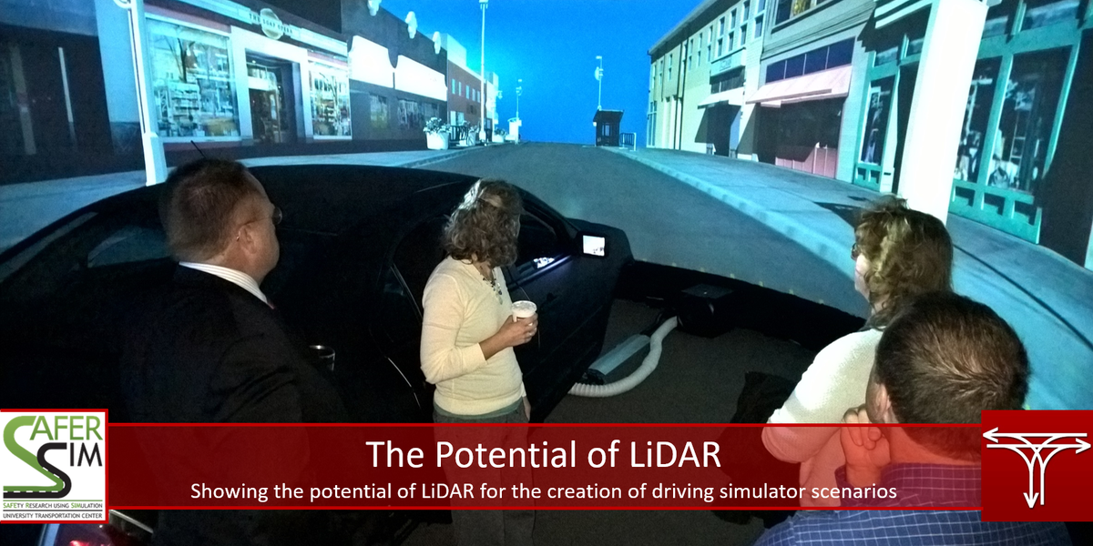 kelvinsantiago's tweet photo. @AndiBatTOPS showing how LiDAR technology can be used to create driving simulator scenarios #SaferSIM @UWMadisonCEE https://t.co/rWSSn3UVWc