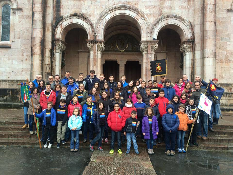 OJE_oficial's tweet photo. Promesa de la Agrupación "Vetusta" de @OJEColloto en Covadonga durante el fin de semana del 21 y 22 de noviembre. https://t.co/sOUoPOtWIG
