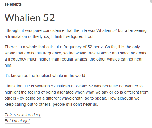On Twitter Theory About The Meaning Of Whalien 52 Here S The Article Of The Whale Mentioned Above Https T Co O4rdybwpuc Https T Co Ocwlyqlspw Twitter