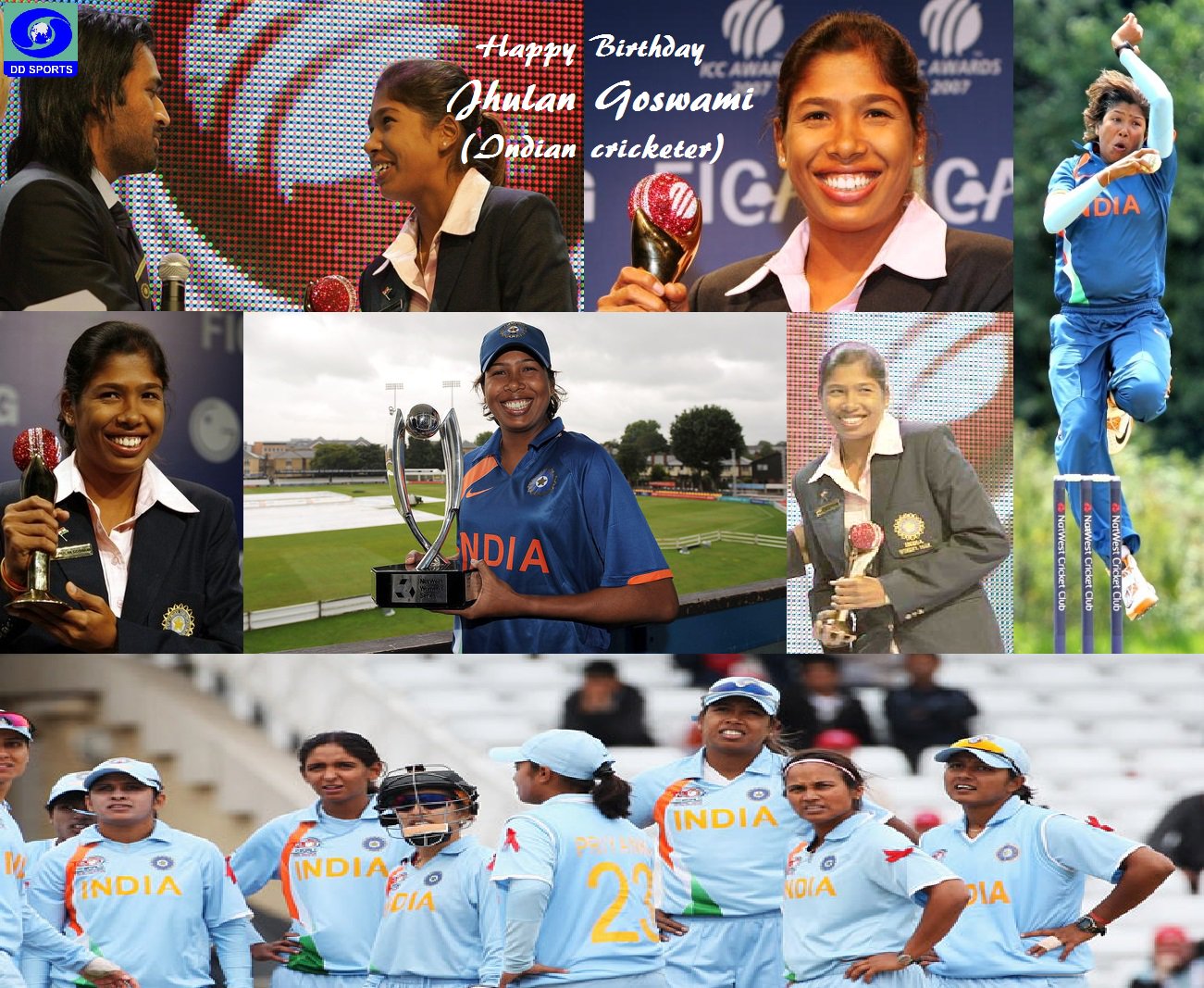 DD Sports wishes the  team Jhulan Goswami a very Happy Birthday   