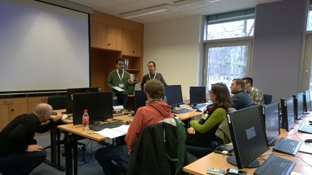 Geoverbund_ABCJ's tweet photo. On the run: Hands-on Training Day on #TerrSysMP #HPSC https://t.co/P576rz8z5d