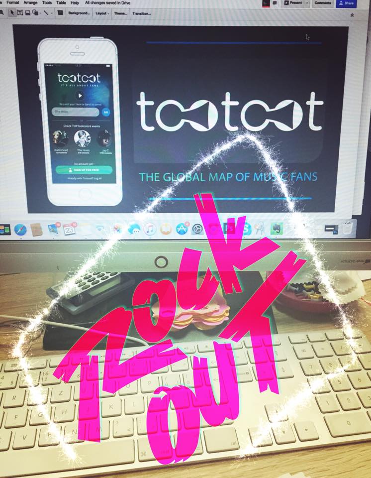 DanielaGrecner's tweet photo. Getting ready for the final #pitch #competition #startup #music @StartupAwardsSK @tootoot_co https://t.co/WPv64KdvC8