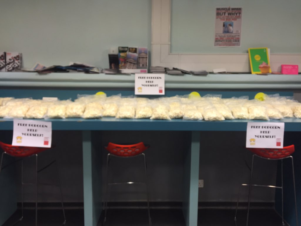 Lots and lots of free popcorn at today's <a href="/WeAreWmin/">We are Westminster</a> food festival #wearewestminster