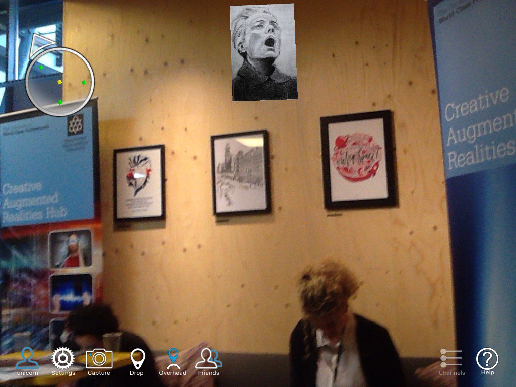 discoverskignz's tweet photo. Captured from my #skignz app. Extra art on the wall #ArtAbove @skignz showing the way again #ar #discoverskignz https://t.co/bKy6OZrcKZ