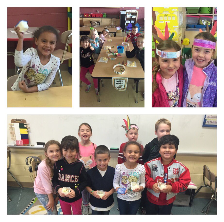 londonelem's tweet photo. Miss Crane's kindergarteners made homemade butter and turkey hats! The kids had a blast!! https://t.co/kSFmxJhw2x