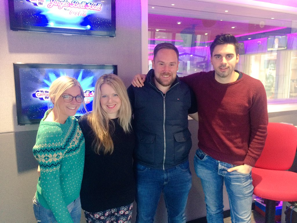 willbird26's tweet photo. Had a great morning meeting @robandkaty in the studio, such a laugh, thanks guys. #Capital #Birmingham #breakfast https://t.co/eU7tysVnpO