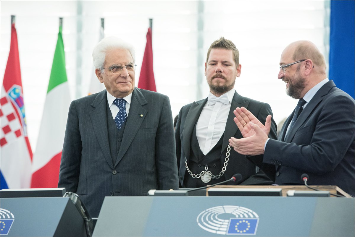 Europarl_EN's tweet photo. .@Europarl_Photo reportage: #Italy President Sergio #Mattarella addresses #EPlenary https://t.co/WXf2jMIFq0  https://t.co/TLYz7IpGI2