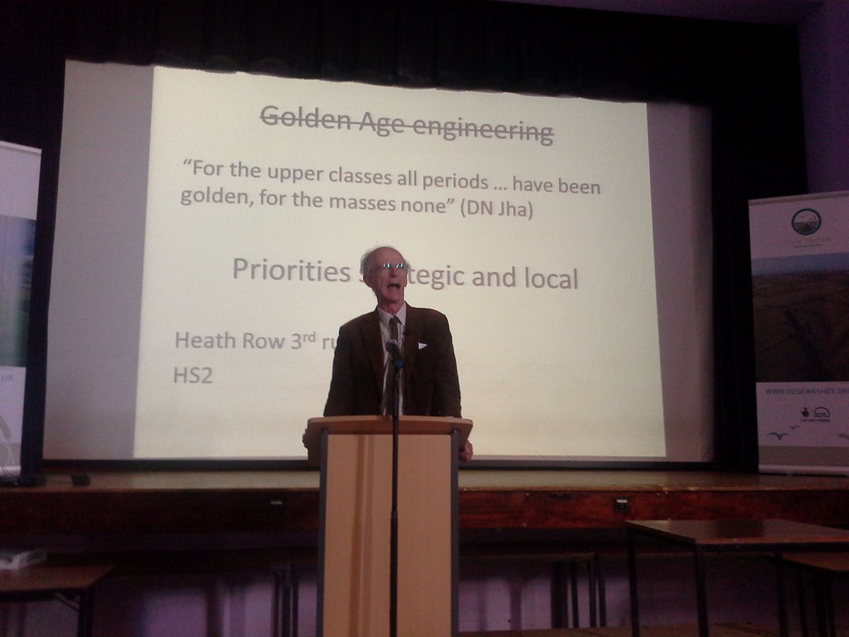 HTatHildersham's tweet photo. #owlpconference2015 Nick James talking about the golden age of engineering in the Fens https://t.co/bFguifm5yg