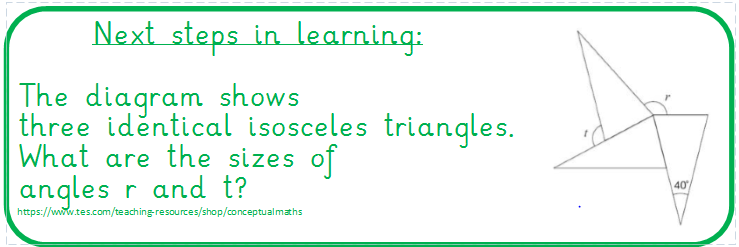 ConceptualMaths's tweet image. #nextstepsinlearning
Year 6 angle reasoning