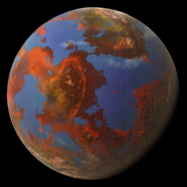 TaisonTV's tweet image. The moon of #Sulon home of the #Jedi Master #KyleKatarn you can see it in #Sullust #StarWarsBattlefront @EAStarWars