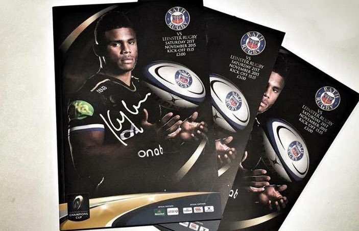 RT for a chance to win a #ChampionsCup match programme signed by the cover star himself: <a href="/kyle_eastmond7/">Kyle Eastmond</a>.